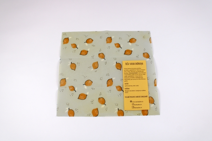 Bišu vaska drāniņa 30x30 cm.